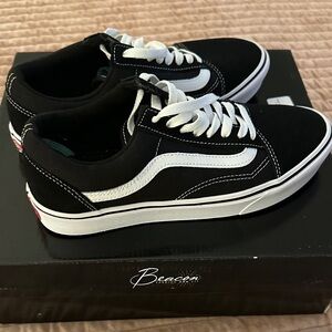 Vans Black and White Classic Sneakers